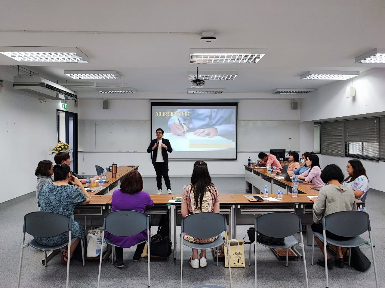 บรรยากาศการเรียนรู้และแลกเปลี่ยนประสบการณ์