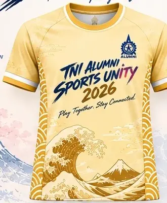 เสื้อแข่งขัน YELLOW TEAM TNI ALUMNI SPORTS UNITY 2026 (ภาพจำลองการออกแบบ)